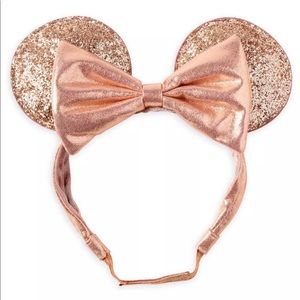 Disney EUC Limited Edition Adjustable Mouse Ear Headband Briar Rose Gold